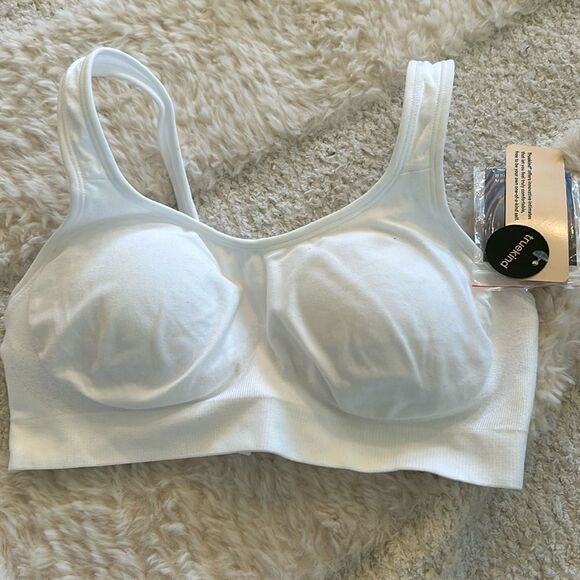Truekind® Daily Comfort Wireless Shaper Bra, Small, White, NWT - Picture 1 of 6
